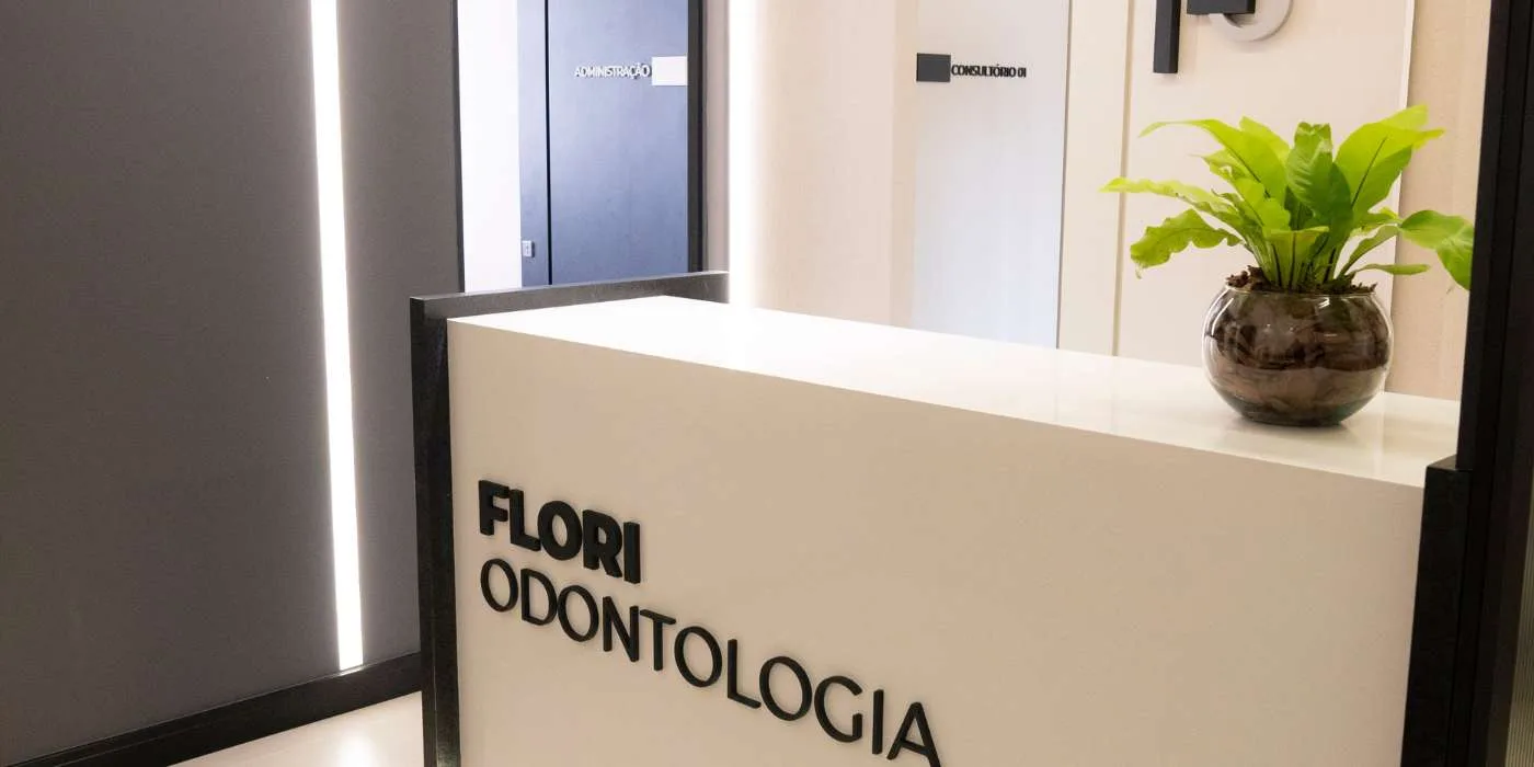 Ambiente interno da Flori Odontologia em Perdizes, São Paulo