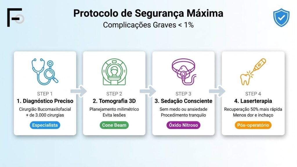 Protocolo de Segurança em 4 Etapas para Extração de Siso - Flori Odontologia Perdizes SP