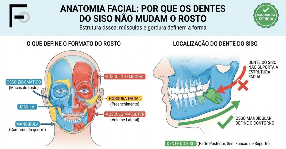 tirar o siso muda o rosto, afina o rosto, muda a mordida ou a extração de siso gera alteração na estética facial, tudo sobre a cirurgia com bucomaxilofacial