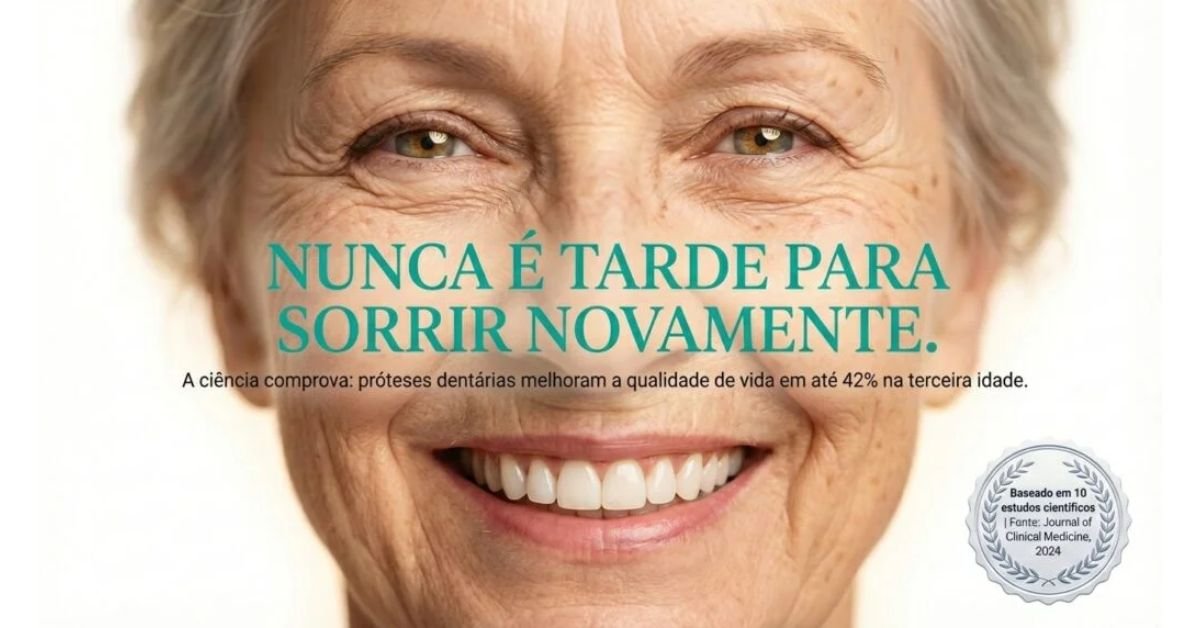 Prótese dentária para idosos