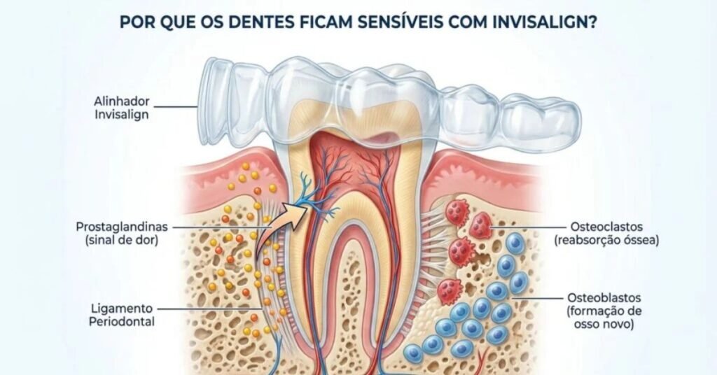 Invisalign dói? Visualizando o motivo da dor com os alinhadores invisíveis.