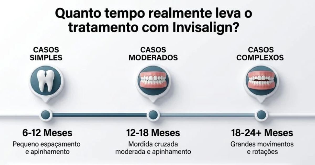 Quanto tempo dura o tratamento com invisalign