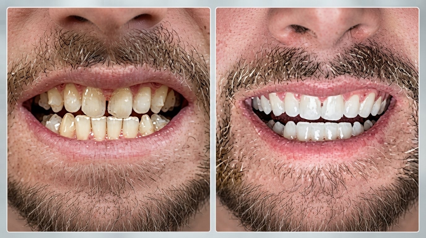 Registro clínico de caso de diastema tratado com planejamento ortodôntico