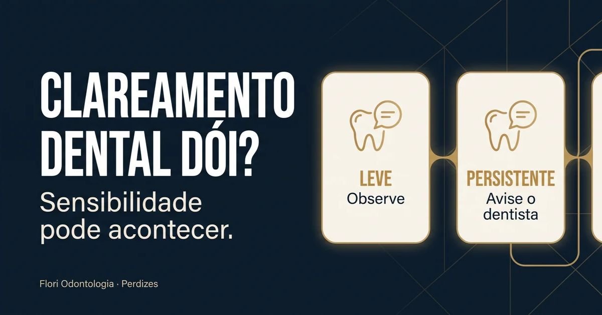 Imagem destacada do artigo: Clareamento Dental a Laser Dói? Sensibilidade, Prevenção e Quando Falar com o Dentista