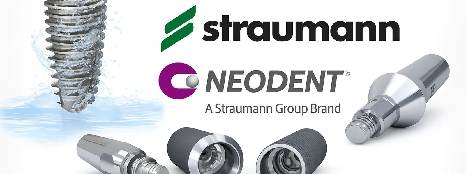 Implantes dentários Straumann e Neodent utilizados pela Flori Odontologia